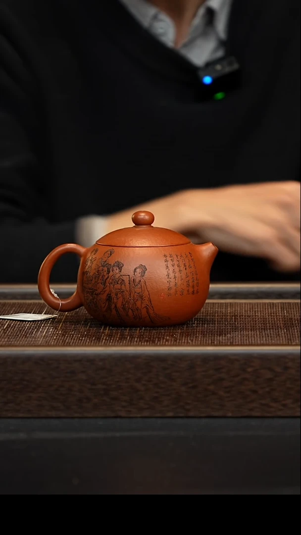 茶壶紫砂宜兴紫砂壶fjx204