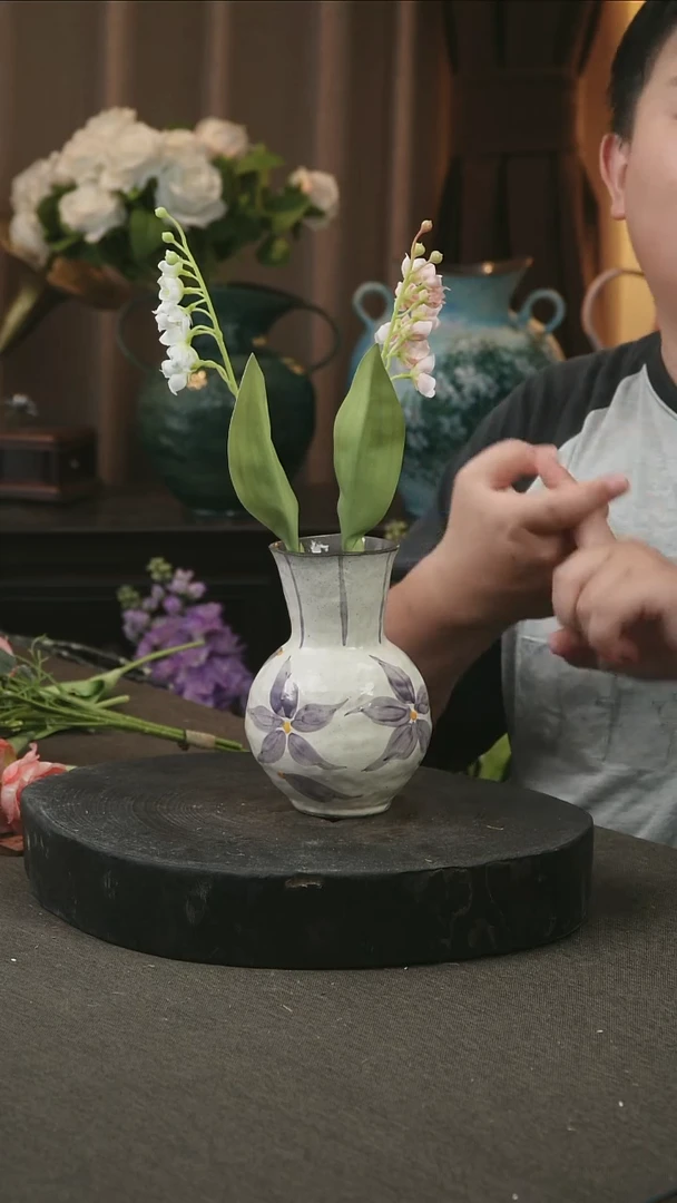 景德镇手工手绘花瓶