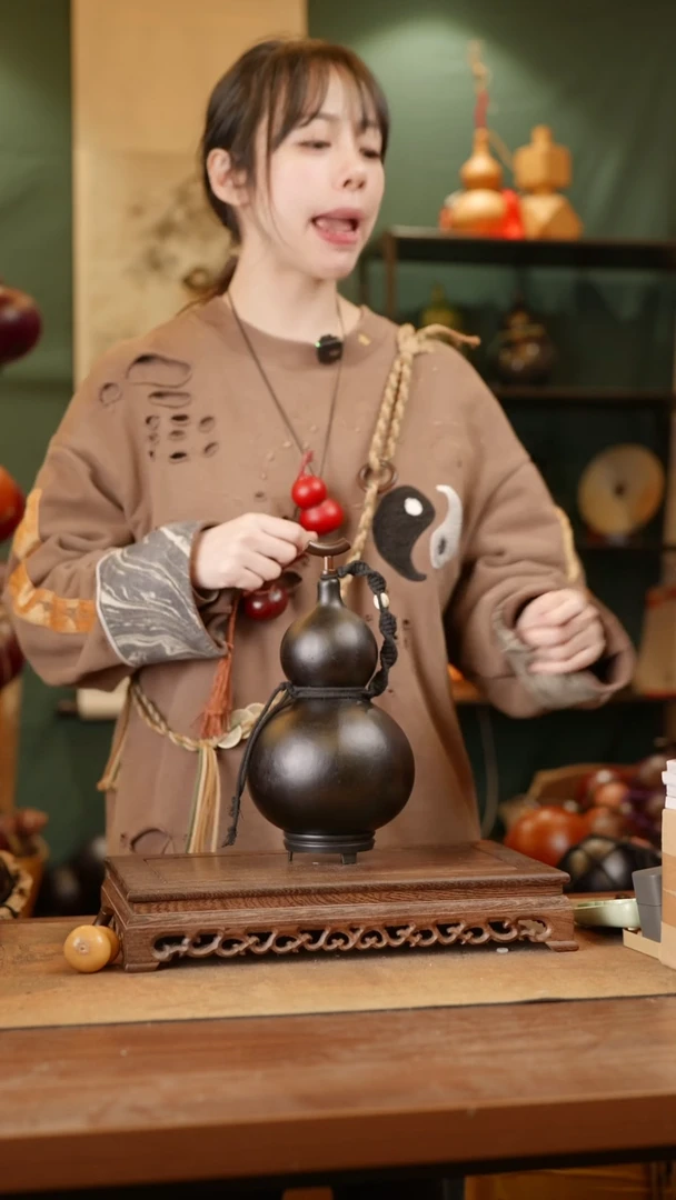 心**胖286号精品天然大漆酒葫芦一物一拍~