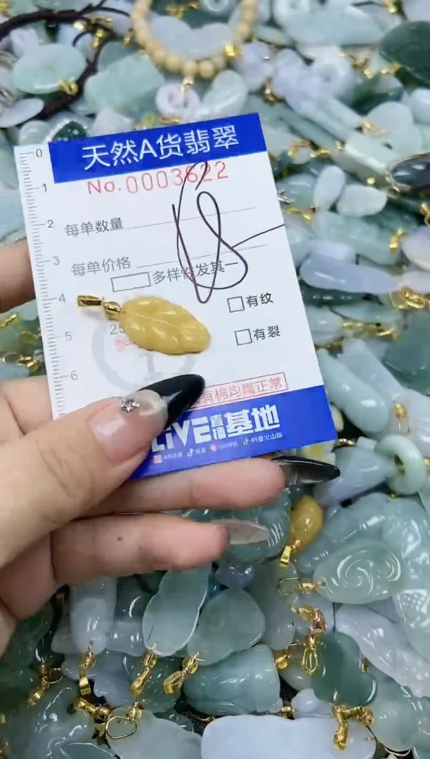 【闪购商品】翡翠颈饰未镶嵌天然A货翡翠