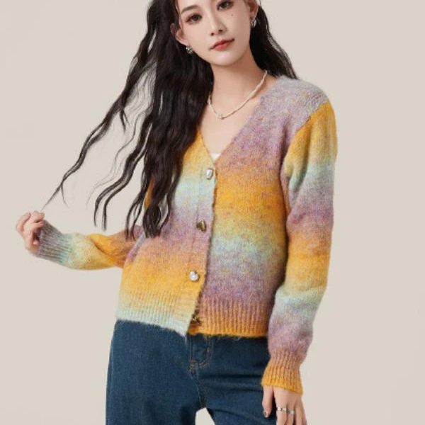 A760针织开衫长袖外搭ZD07009YL109