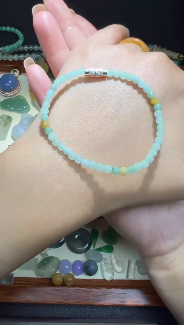 颈饰未镶嵌翡翠沐***行小米珠