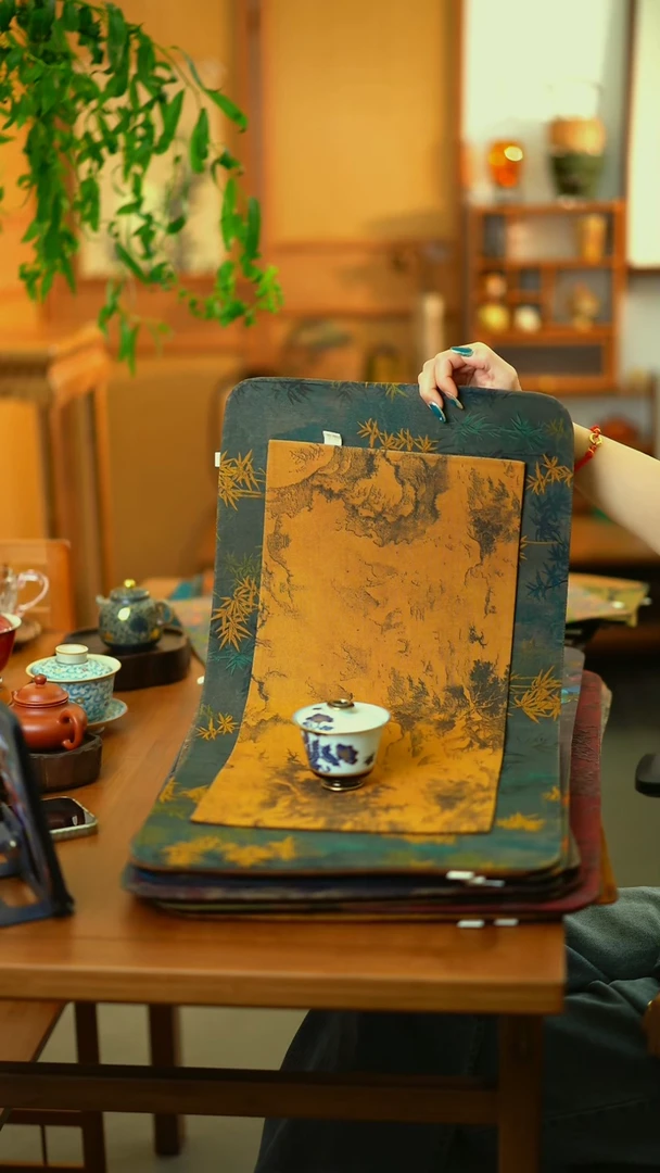 大金竹+小山居图