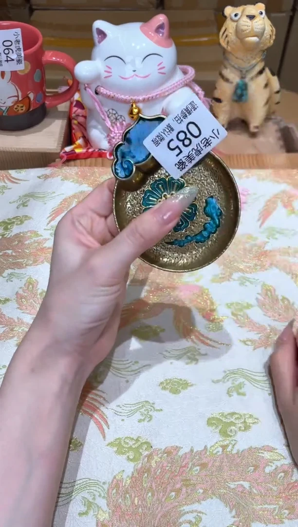 瓷片『瓷器小老虎美瓷』85