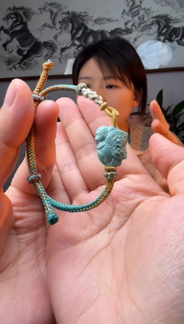 【闪购商品】绿松石手绳未镶嵌时尚百搭A968