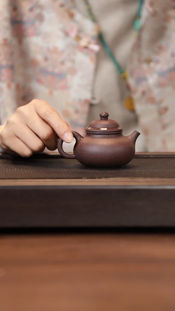 茶壶紫砂j*歌月亮紫砂 底槽清 容天