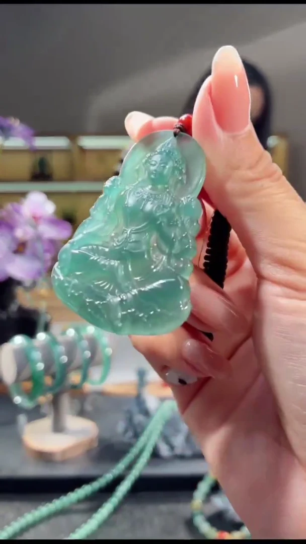 吊坠(不含链)未镶嵌翡翠度母