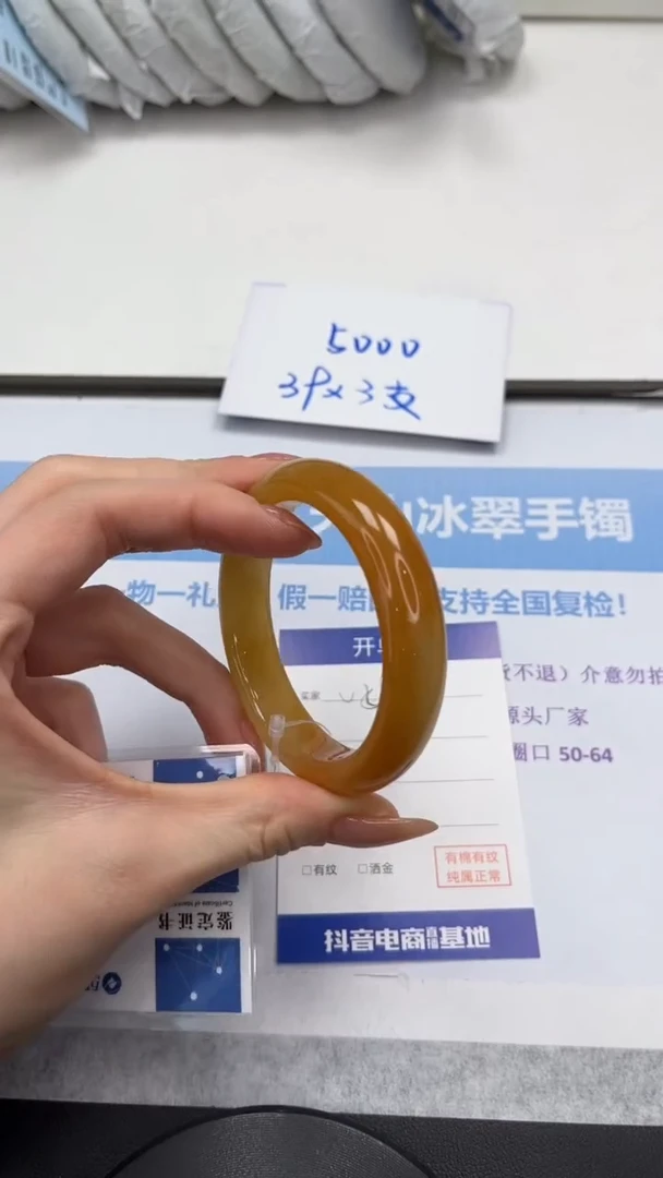 未镶嵌手镯石英质玉V59-54.8