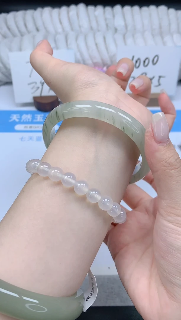 石英质玉手镯未镶嵌K98-60.8