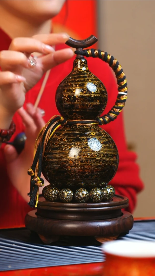 【闪购商品】JR056大师姐臻选非遗大漆酒葫芦