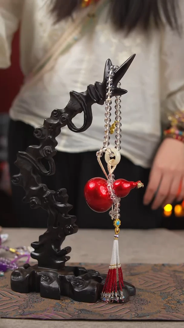 玖澄出品文创漆艺葫芦国风配饰