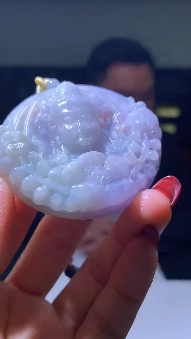 【闪购商品】定制翡翠未镶嵌1057hm-毛货挂件22