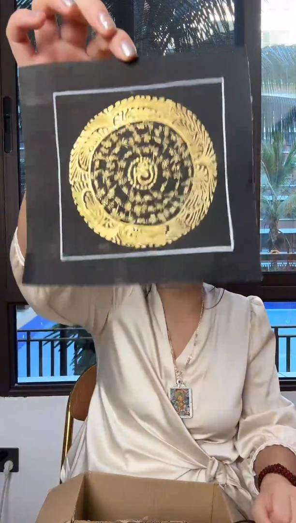 吊坠---热贡元旦唐卡画院