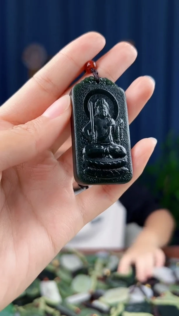 未镶嵌和田玉挂件拍一发一，