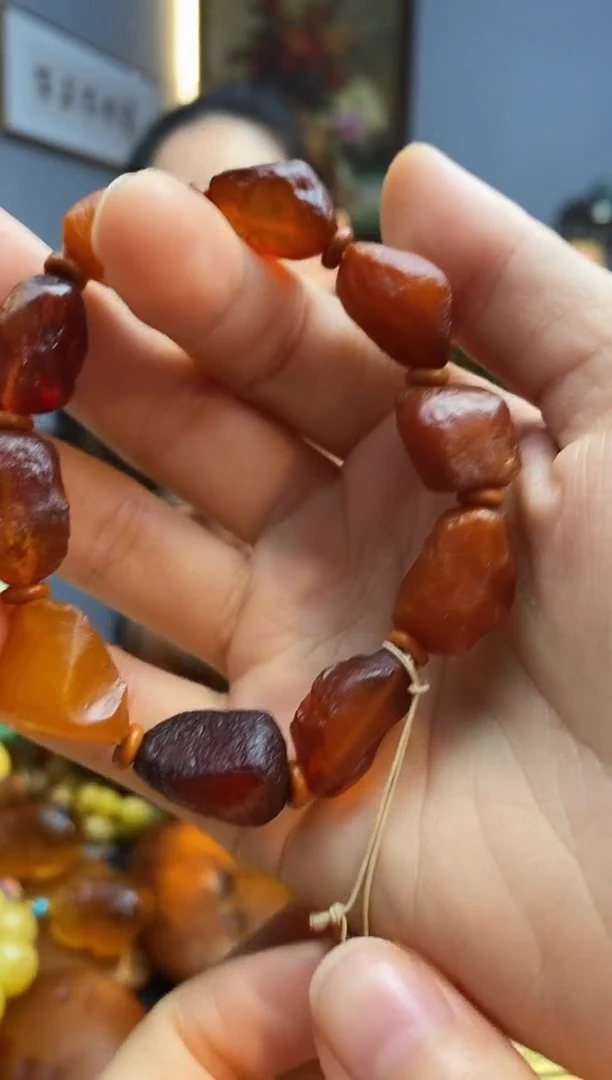 手串琥珀未镶嵌手串