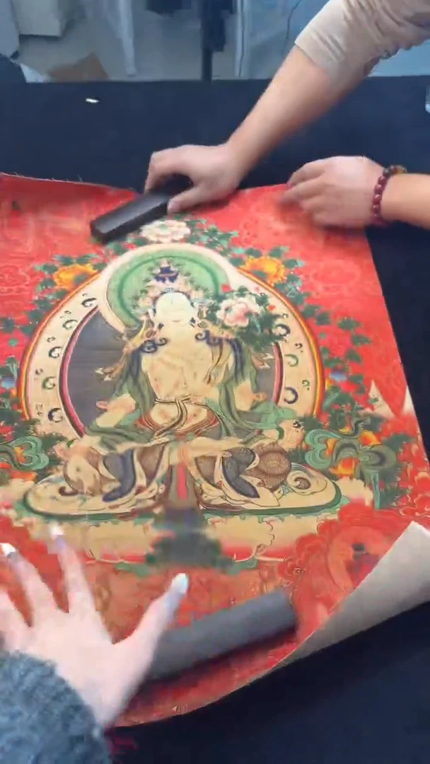 装裱画精美唐卡作品TK16036