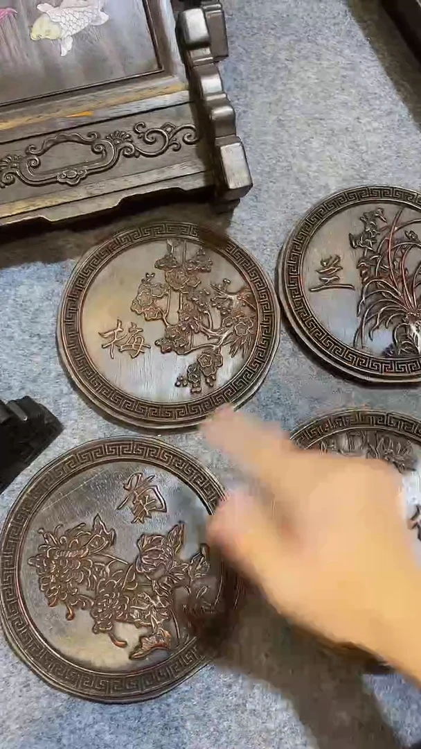 木紫檀木一物一拍