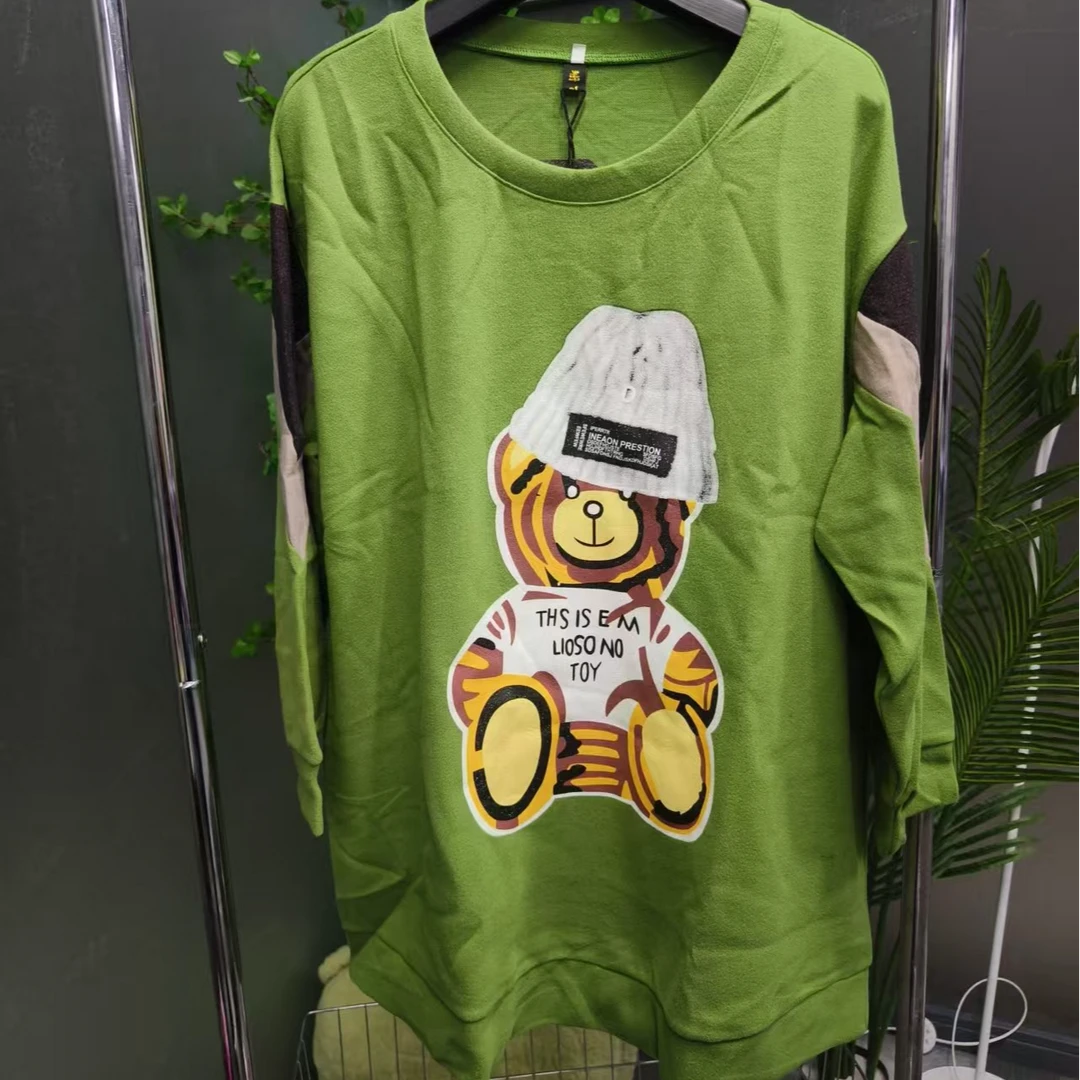 2025大码女装新款时尚洋气宽松显瘦中长款T恤上衣2651