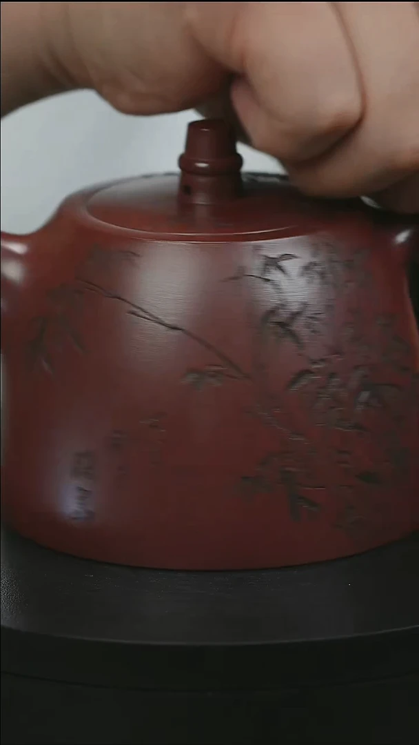茶壶紫砂H1773史庆堂刻绘汗铎