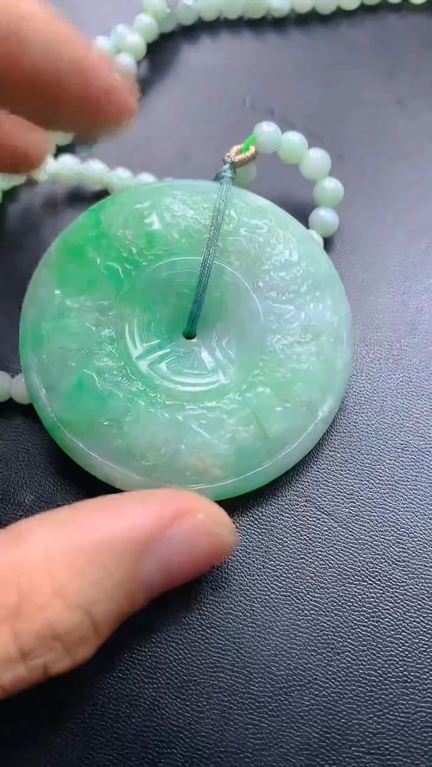 颈饰未镶嵌翡翠天然缅甸翡翠a货