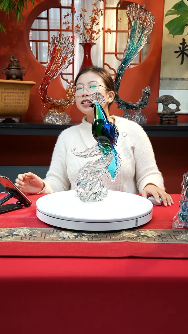 手工艺品琉璃鹦鹉