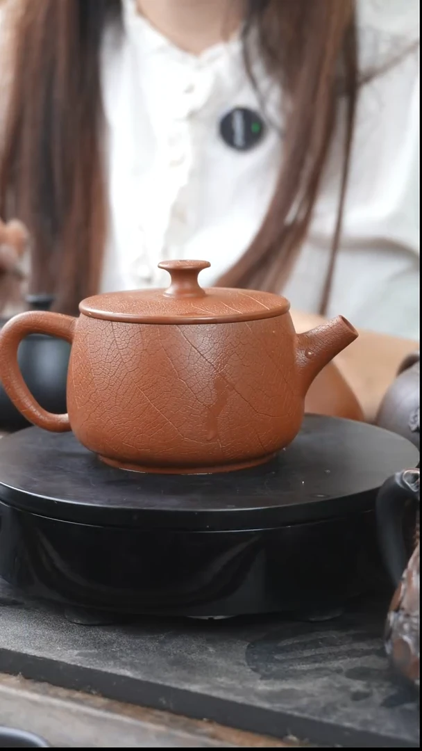 【闪购商品】复烧菩提纹球孔汉瓦150cc单壶