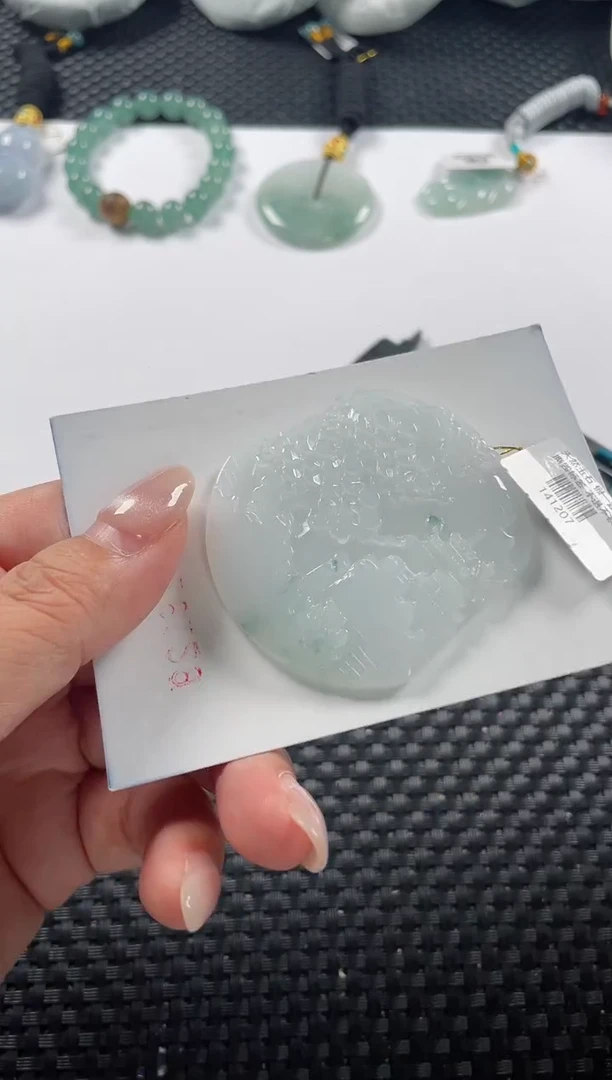 未镶嵌翡翠耳饰基地发货H 0007