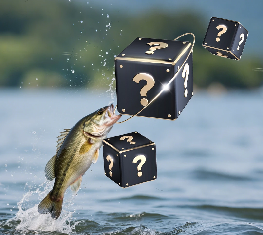 欧气满满路亚钓鱼坊盲盒盲袋定制鱼线鱼竿渔具（下单NO退）