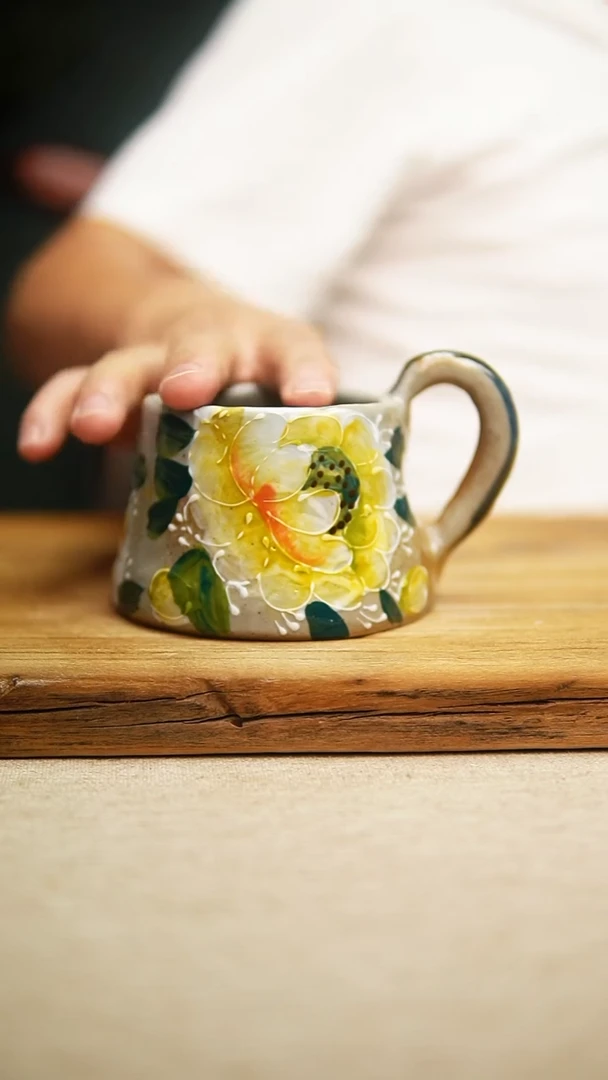 @@陶园瓷舍@@纯手工手绘@高温釉下彩