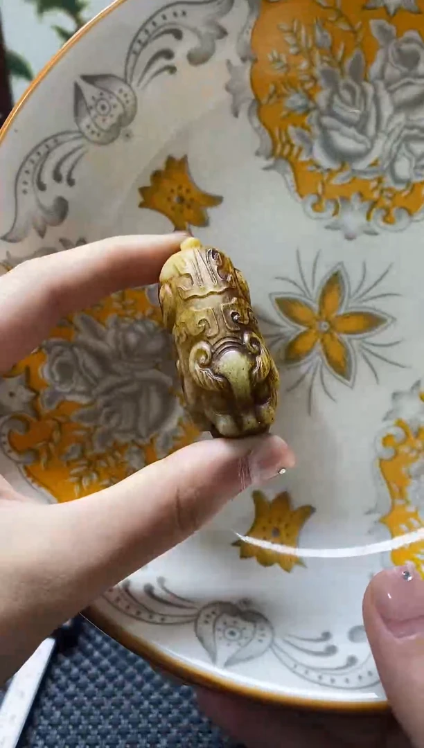 瓷片瓷片 瓷器 摆件 1个
