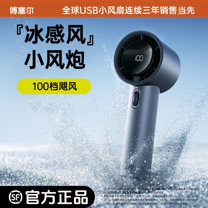 【明星同款ProUltra】素高速节能小风扇静音迷你便携桌面手usb数显