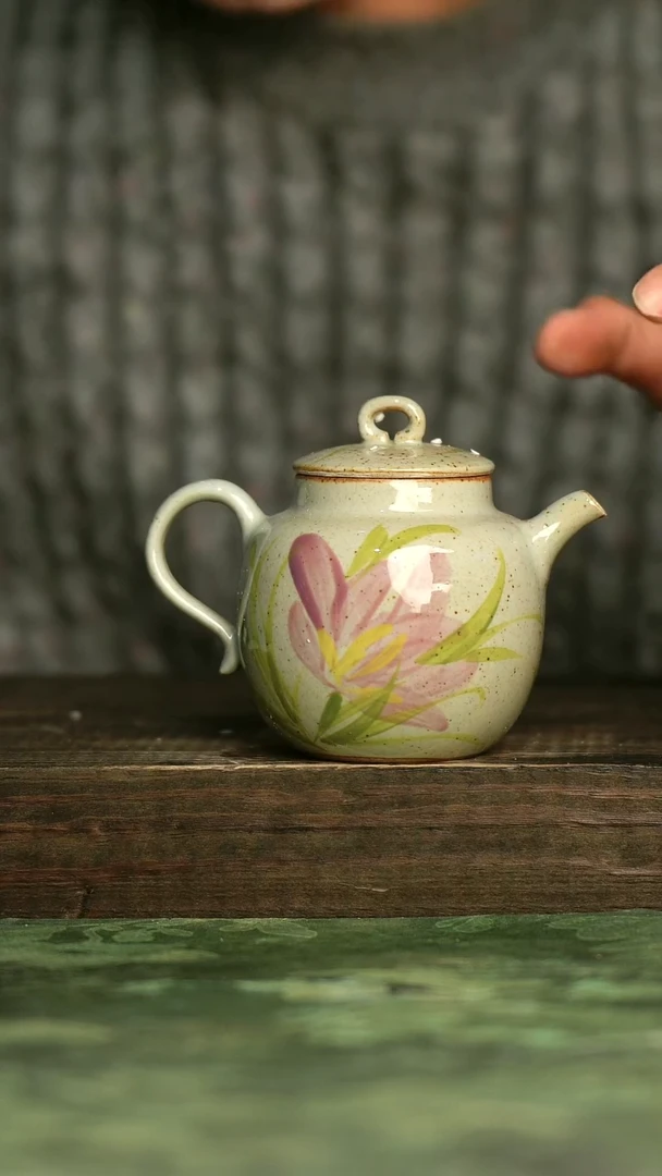 青诗集手工手绘瓷器