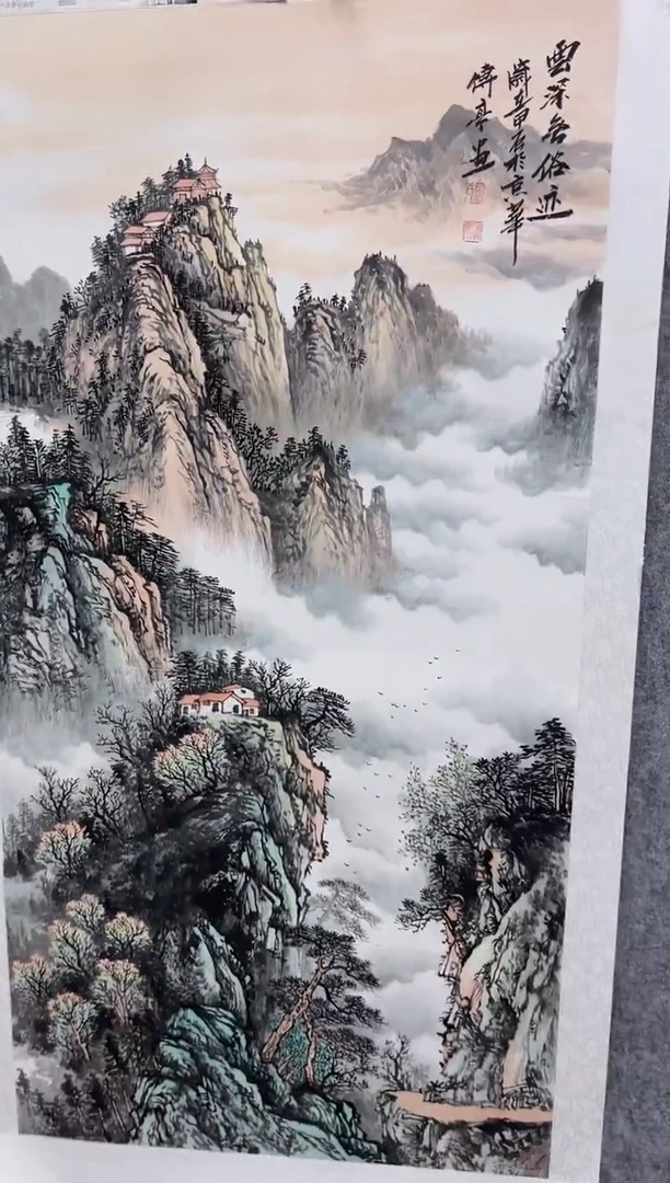 国画张传亭老师的作品3