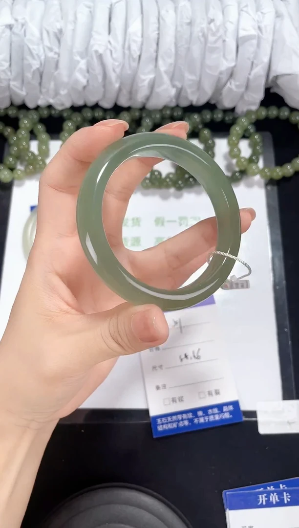 未镶嵌东陵石东陵玉051 圈口55-56