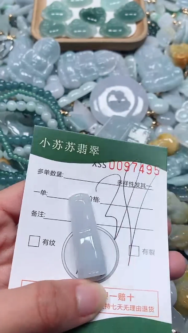 【闪购商品】翡翠颈饰未镶嵌闪购商品0097495