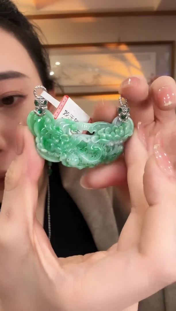 颈饰未镶嵌翡翠国风