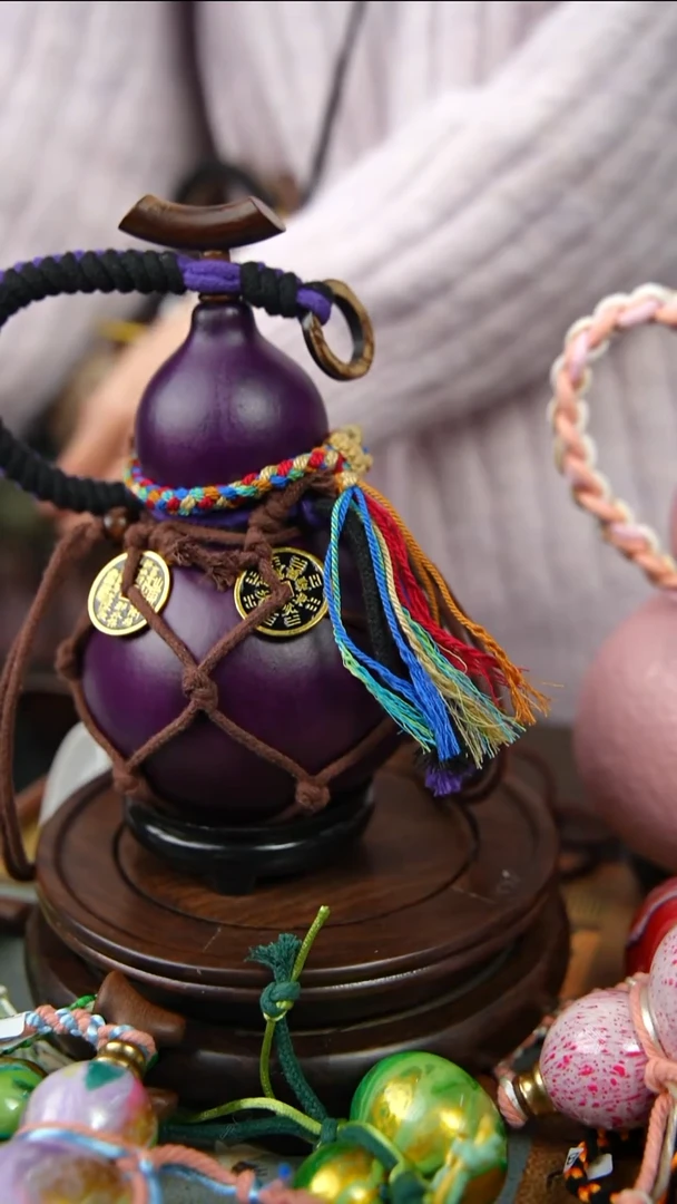 643号500ml左右非遗大漆酒葫芦