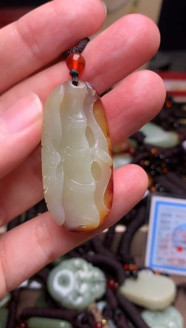 颈饰未镶嵌和田玉新疆料青海料清水和田玉吊坠