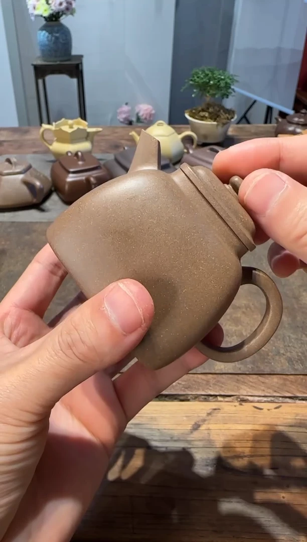 茶壶紫砂霸*四方坦然 青灰老段