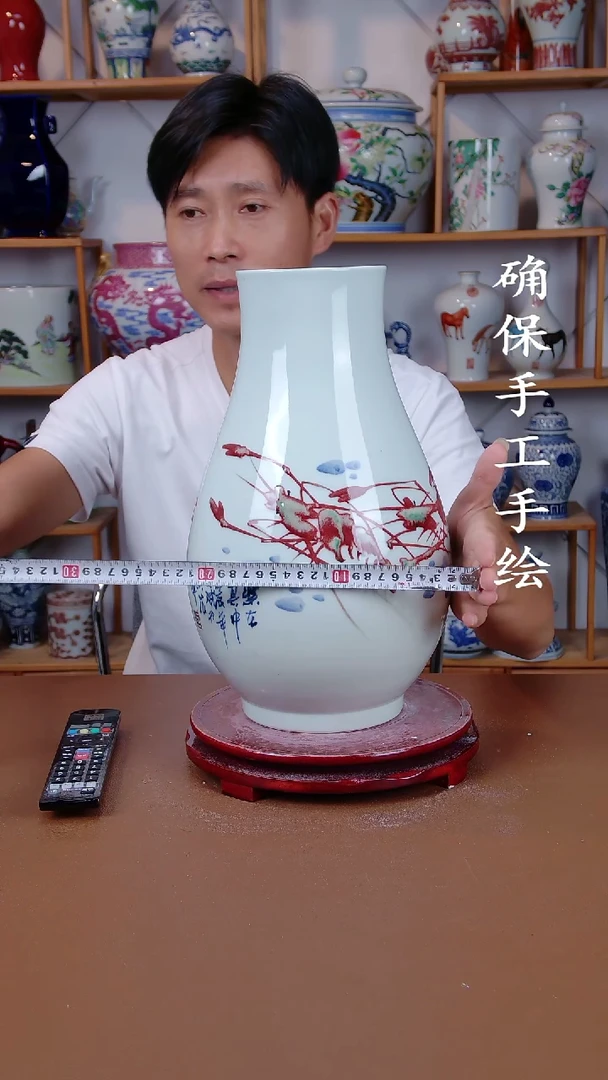 摆件景德镇手工手绘陶瓷摆件