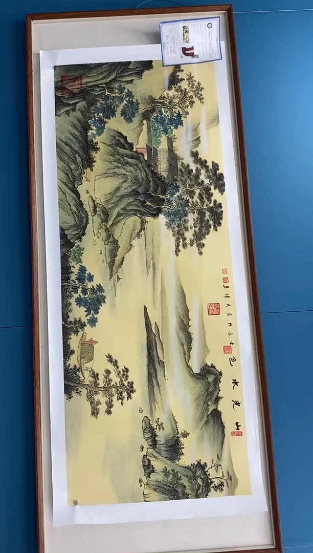 【闪购商品】国画1.27-王夫怀-六尺山水93