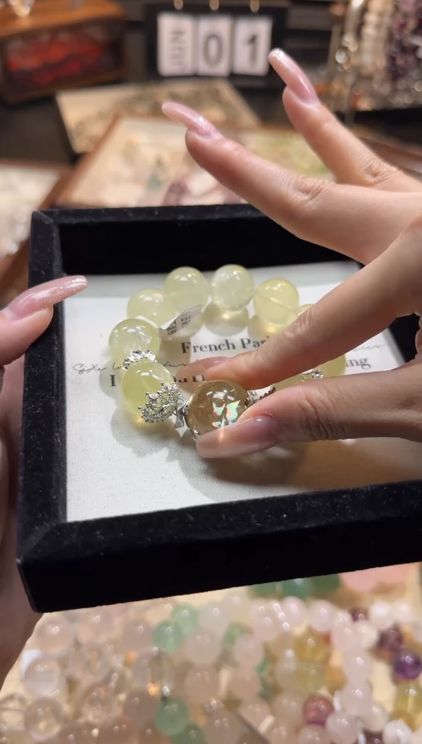 水晶手链未镶嵌天然水晶 多样性发货其一