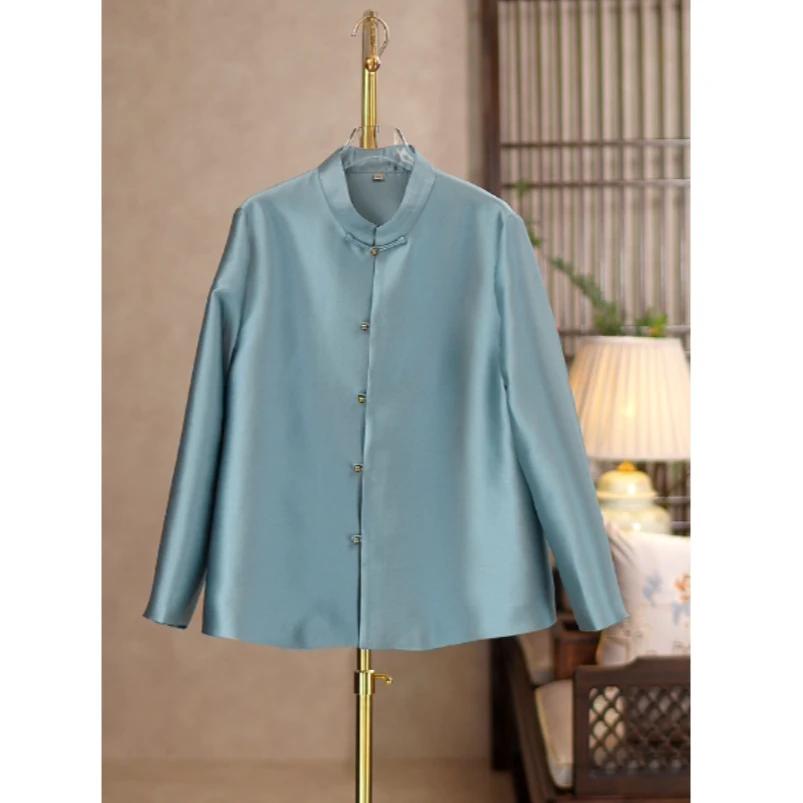 [亏本清货] 2025年新款新中式立领盘扣国风上衣外套A3841