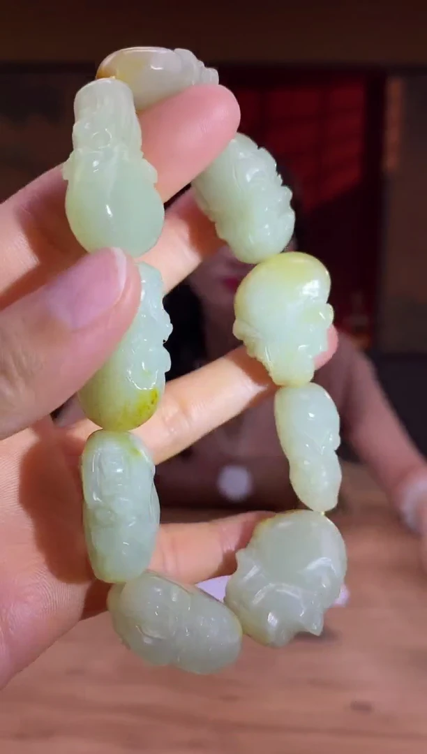 和田玉未镶嵌颈饰d170