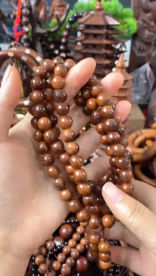 【闪购商品】木枣木刻字108 1.0手串随机发货