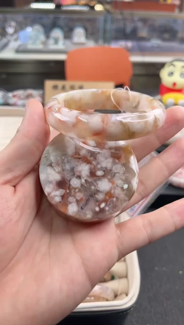未镶嵌手镯石英质玉58圈口（赠品镯心）6900142