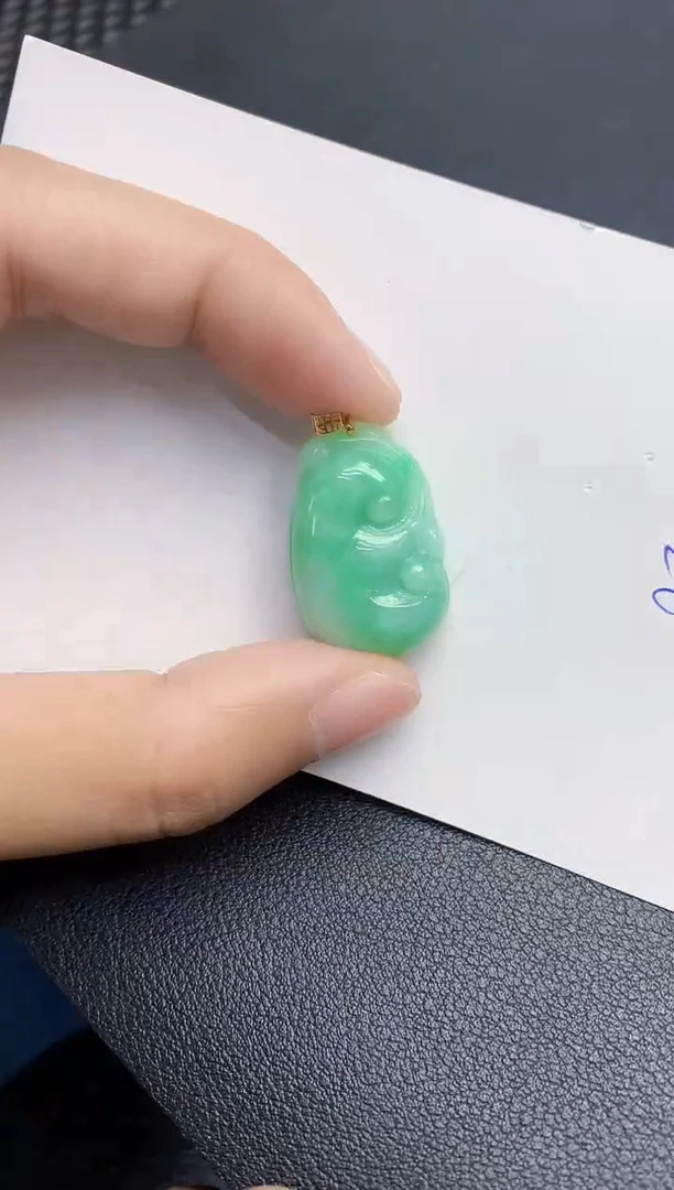 【闪购商品】翡翠颈饰18K金镶嵌000000000