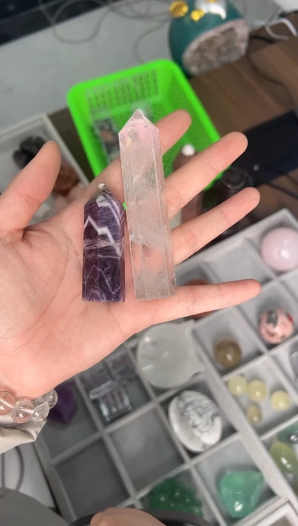 未镶嵌珠宝半成品水晶M747 拍一发二