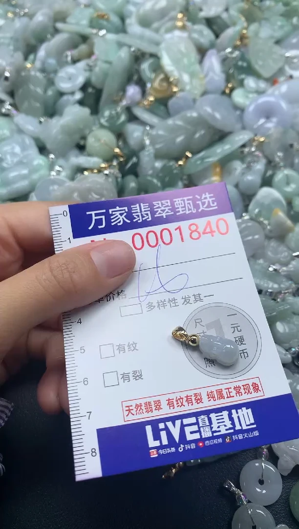 吊坠(不含链)未镶嵌翡翠1840