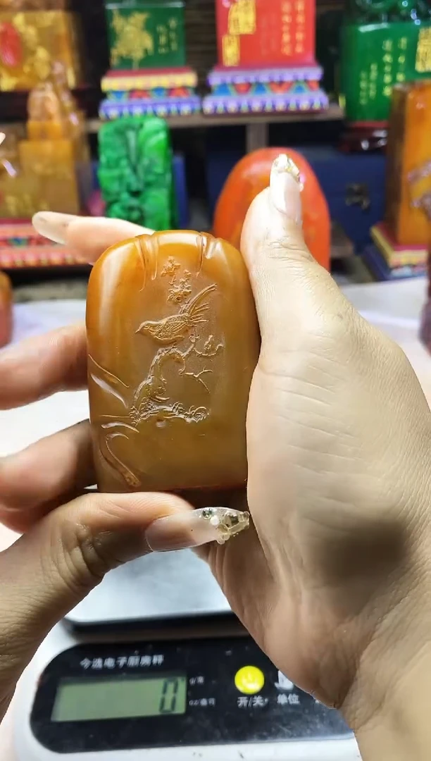 寿山石印石纯天然石料